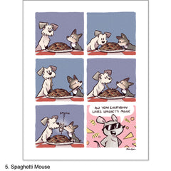 Dipper & Poppy Comic Prints Art Sam Logan 05 Spaghetti Mouse