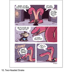 Dipper & Poppy Comic Prints Art Sam Logan 10 Two-Headed Snake