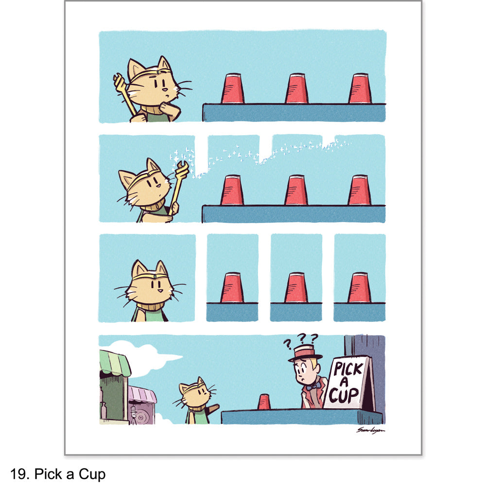 Dipper & Poppy Comic Prints Art Sam Logan 19 Pick a Cup
