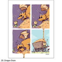 Dipper & Poppy Comic Prints Art Sam Logan 20 Dragon Drain
