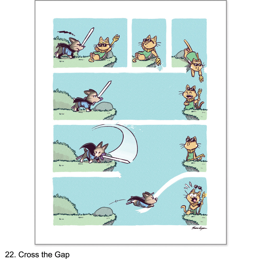 Dipper & Poppy Comic Prints Art Sam Logan 22 Cross the Gap