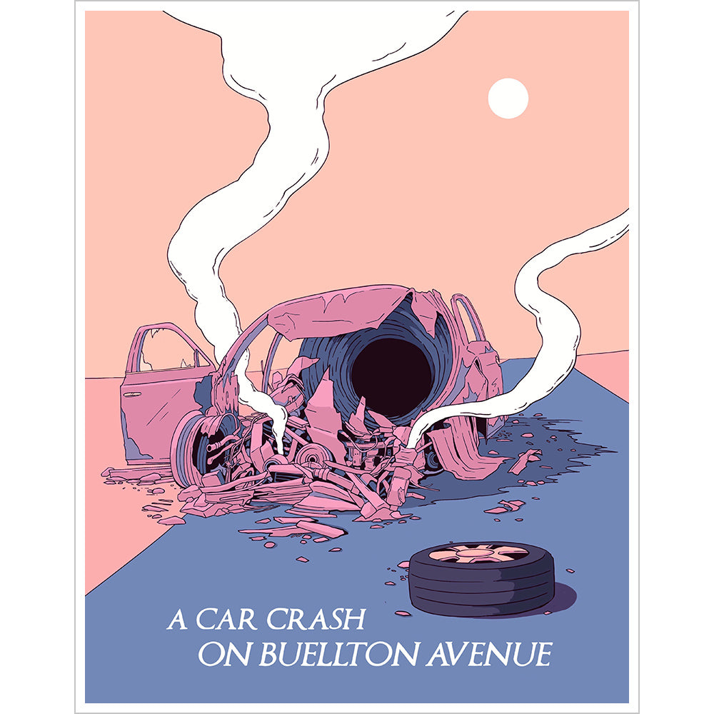 WTNV Episode Prints Art Cyberduds A Car Crash on Buellton Avenue - 232  