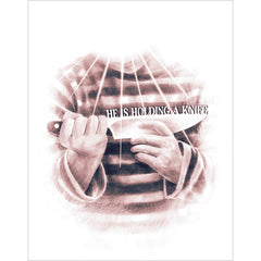 WTNV Episode Prints Art Welcome to Night Vale He Is Holding a Knife - 240