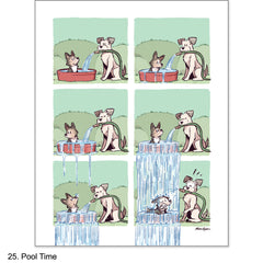 Dipper & Poppy Comic Prints Art Sam Logan 25 Pool Time