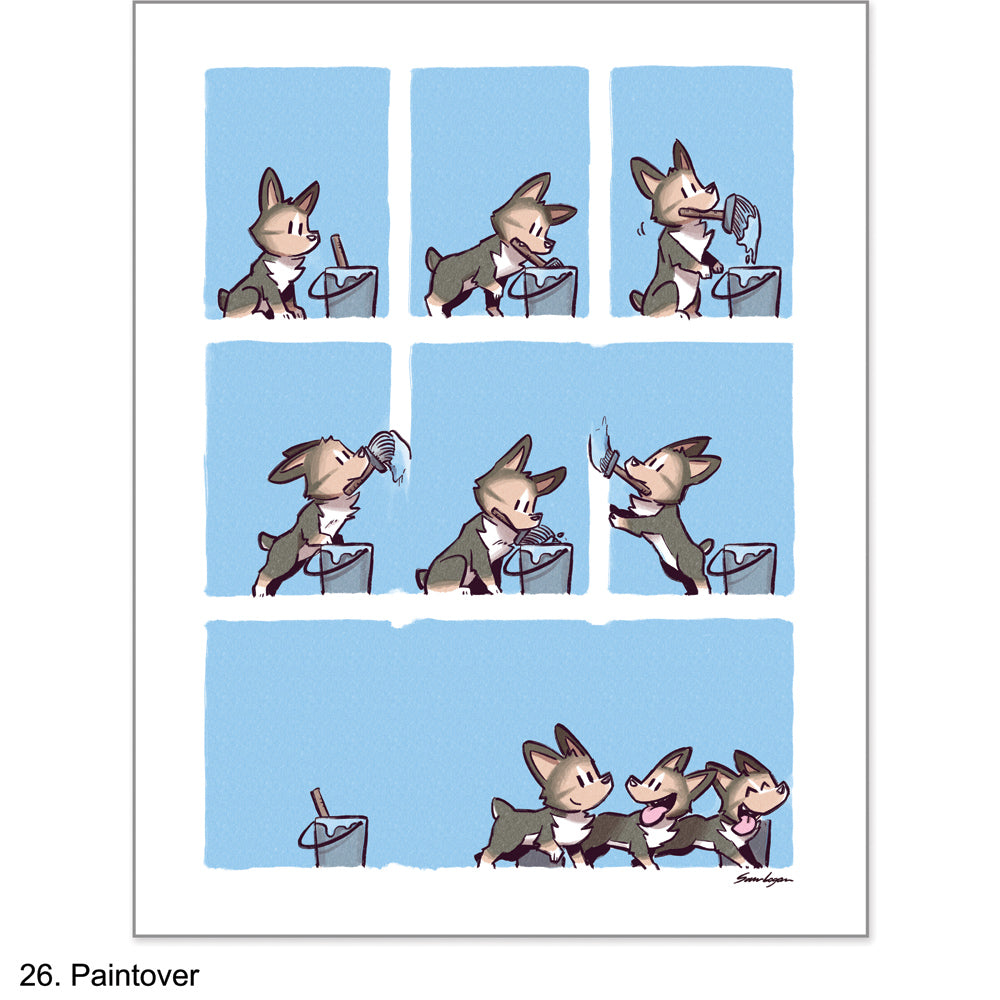 Dipper & Poppy Comic Prints Art Sam Logan 26 Paintover