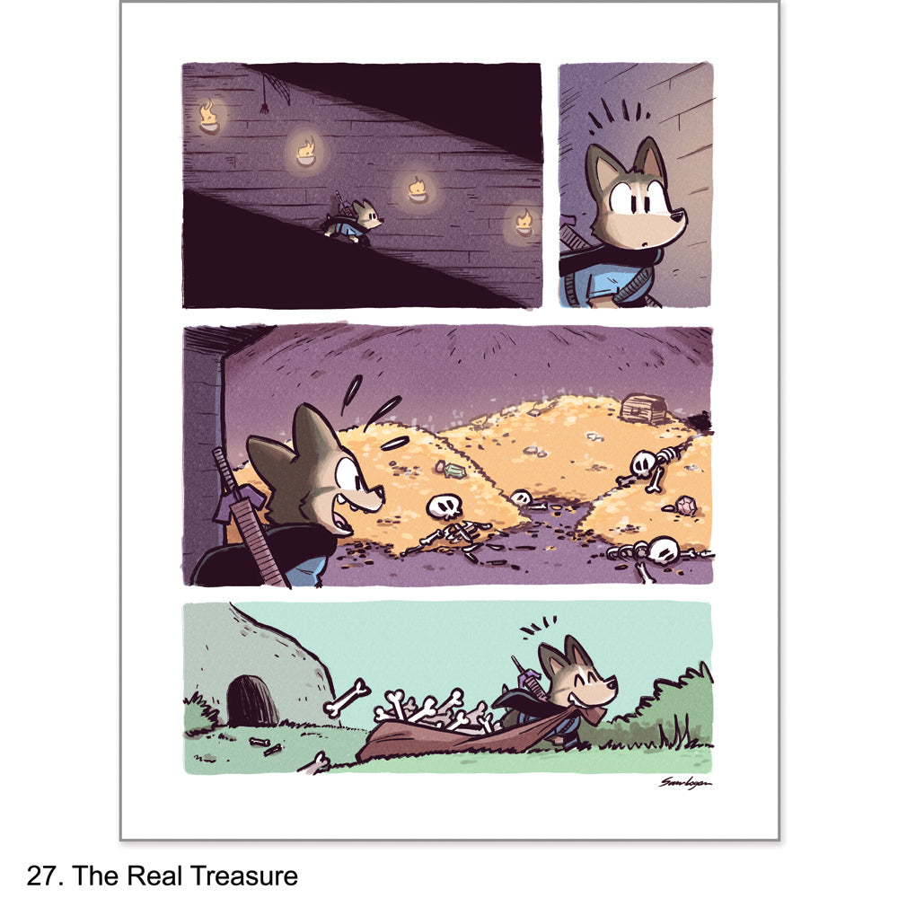 Dipper & Poppy Comic Prints Art Sam Logan 27 The Real Treasure