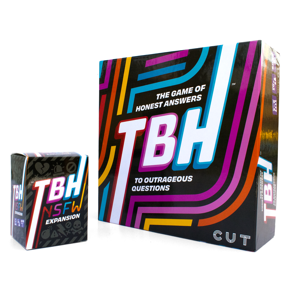 To Be Honest: The Game of Honest Answers to Outrageous Questions | Storytelling Party Game Games Wondermark TBH Base Game + NSFW Deck ($39)