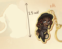 Scarlet Hollow Kaneeka and [REDACTED] Charms Accessories Black Tabby Games Kaneeka