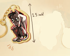 Scarlet Hollow Kaneeka and [REDACTED] Charms Accessories Black Tabby Games [REDACTED]