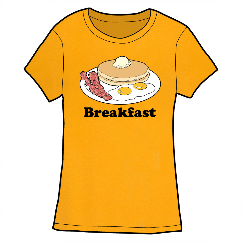 Breakfast Shirt Shirts Brandon Bird Gold Fitted Small