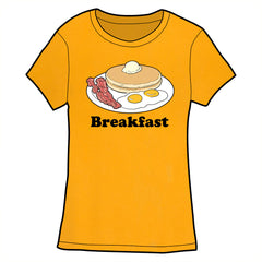 Breakfast Shirt Shirts Brandon Bird Gold Fitted Small