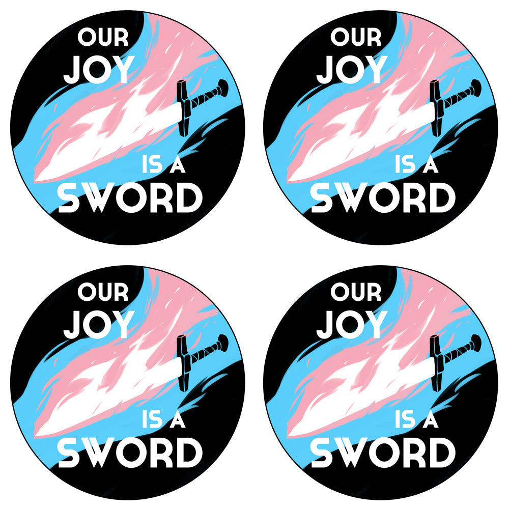 Our Joy is a Sword Stickers and Patches Stickers Dresden Codak Sticker 4-pack