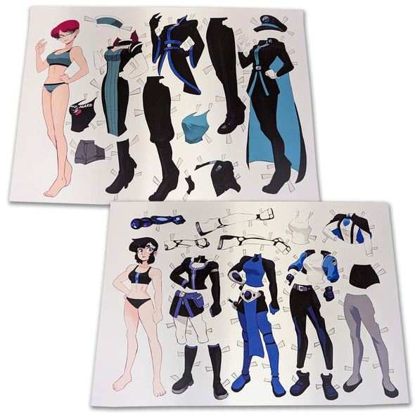 Kim and Vonnie Paper Dolls