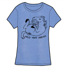 Hold Your Horses Shirt Shirts Jess Fink Fitted Small