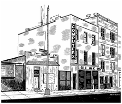 Julia Wertz Prints Collection 2023 Art Julia Wertz Greenpoint Ave - 12x10