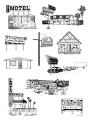 Julia Wertz Prints Collection 2023 Art Julia Wertz The Salton Sea California - 12x16