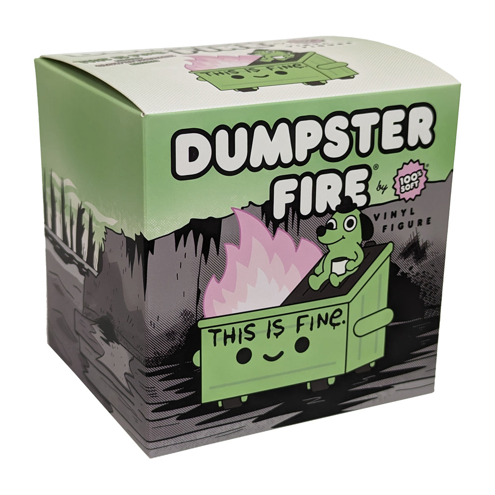 Dumpster Fire - This is Fine Vinyl Figure Glow Edition Accessories KC Green