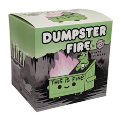 Dumpster Fire - This is Fine Vinyl Figure Glow Edition Accessories KC Green
