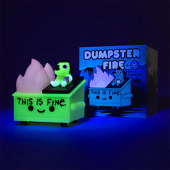 Dumpster Fire - This is Fine Vinyl Figure Glow Edition Accessories KC Green