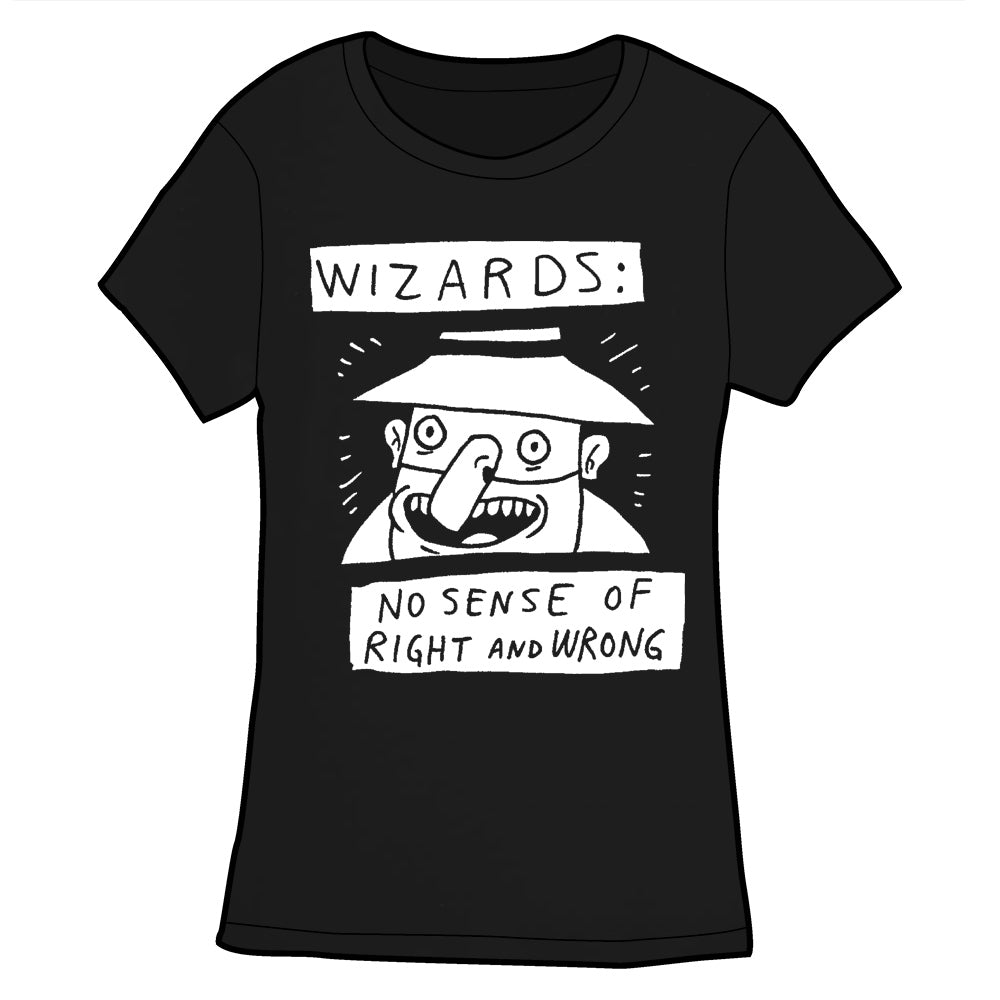 Wizard Ethics Shirts Shirts KC Green Black Fitted Small