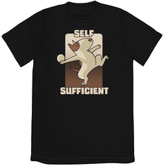 Self Sufficient Shirt *LAST CHANCE* Shirts Oglaf Black Unisex Small