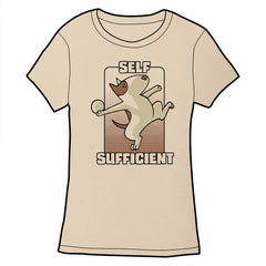 Self Sufficient Shirt *LAST CHANCE* Shirts Oglaf Sand Fitted Small