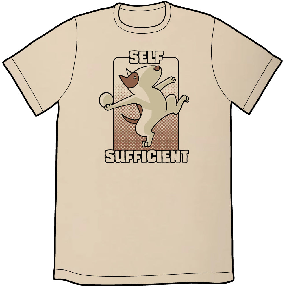 Self Sufficient Shirt *LAST CHANCE* Shirts Oglaf Sand Unisex Small
