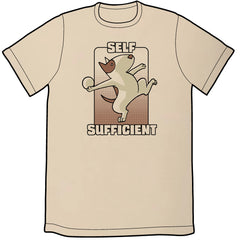 Self Sufficient Shirt *LAST CHANCE* Shirts Oglaf Sand Unisex Small