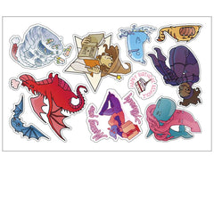 Oglaf Sticker Packs Stickers Oglaf Oglaf 3 Sticker Sheet 03 (feat. Red Dragon)