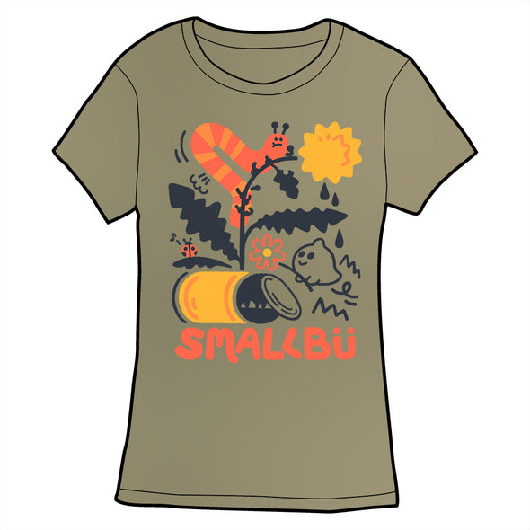 Smallbu Worm Shirt *LIMITED STOCK!* Shirts Smallbu Army Fitted Small 