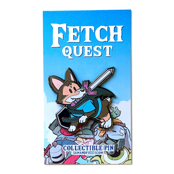 Fetch Quest Pin Pins and Patches Sam Logan