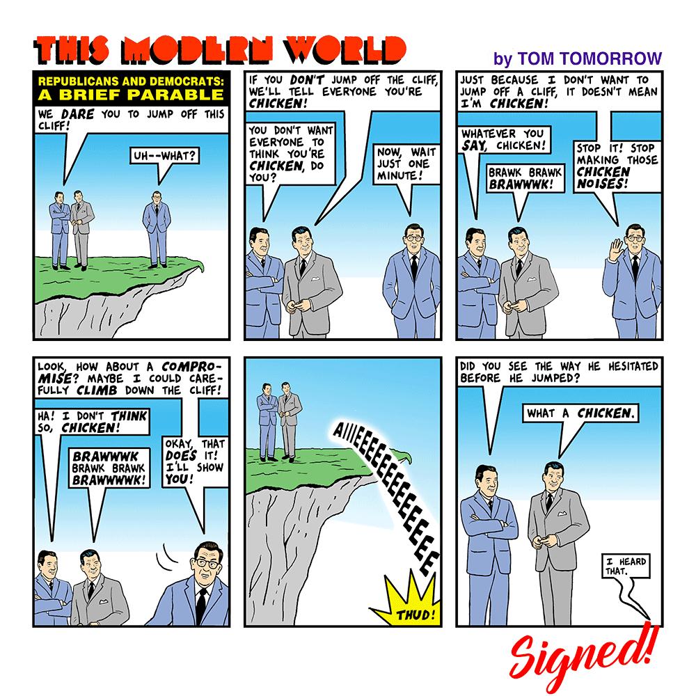 Signed This Modern World Prints Prints Tom Tomorrow Chicken