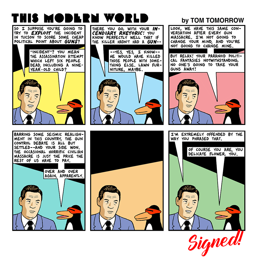 Signed This Modern World Prints Prints Tom Tomorrow Incident
