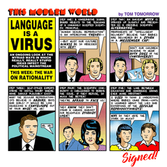 Signed This Modern World Prints Prints Tom Tomorrow Language Virus