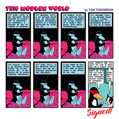 Signed This Modern World Prints Prints Tom Tomorrow Watching