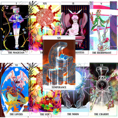 The Property of Hate Tarot Postcards Cards Sarah Jolley