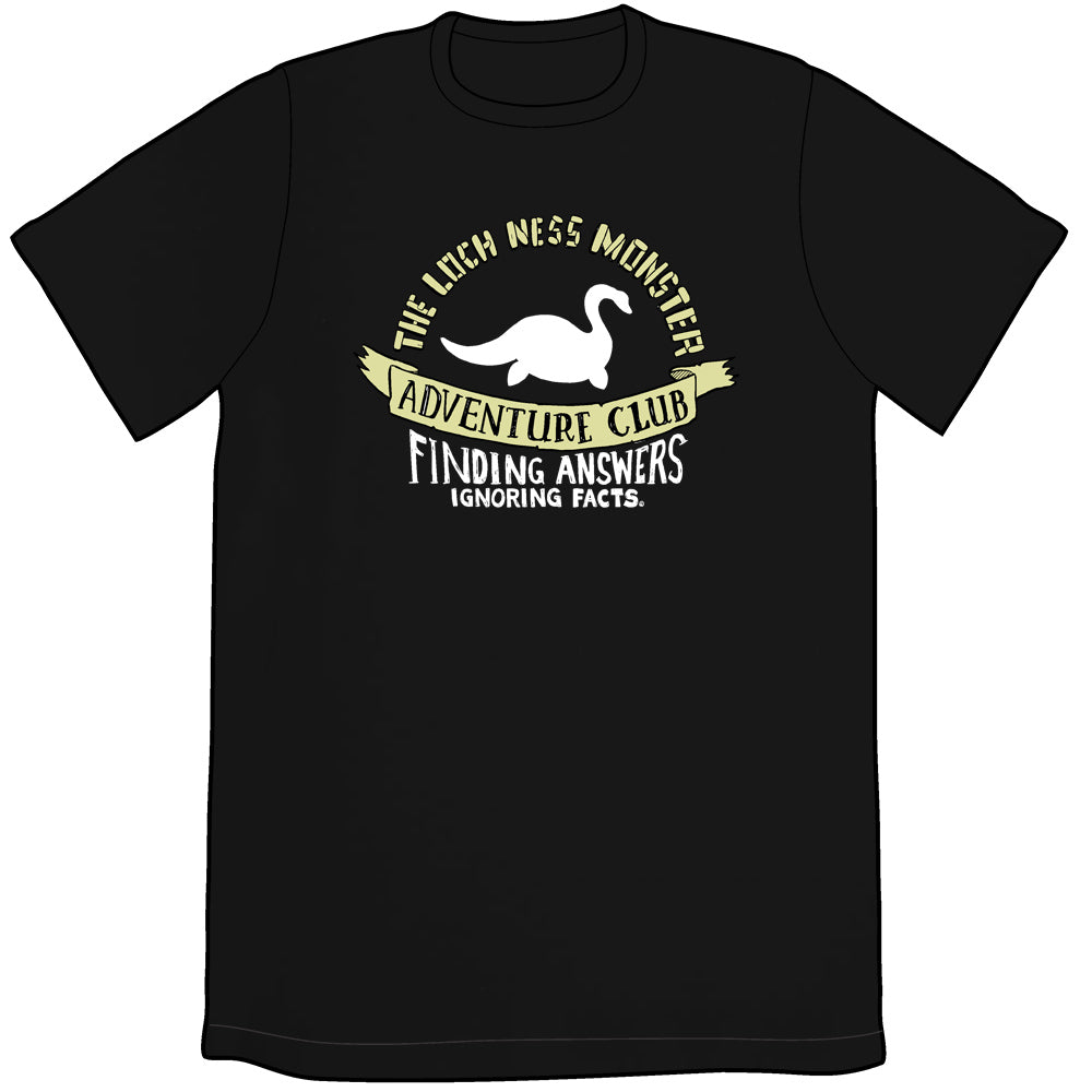 Loch Ness Monster Adventure Club Shirt Shirts Jeffrey Rowland Unisex Small Black
