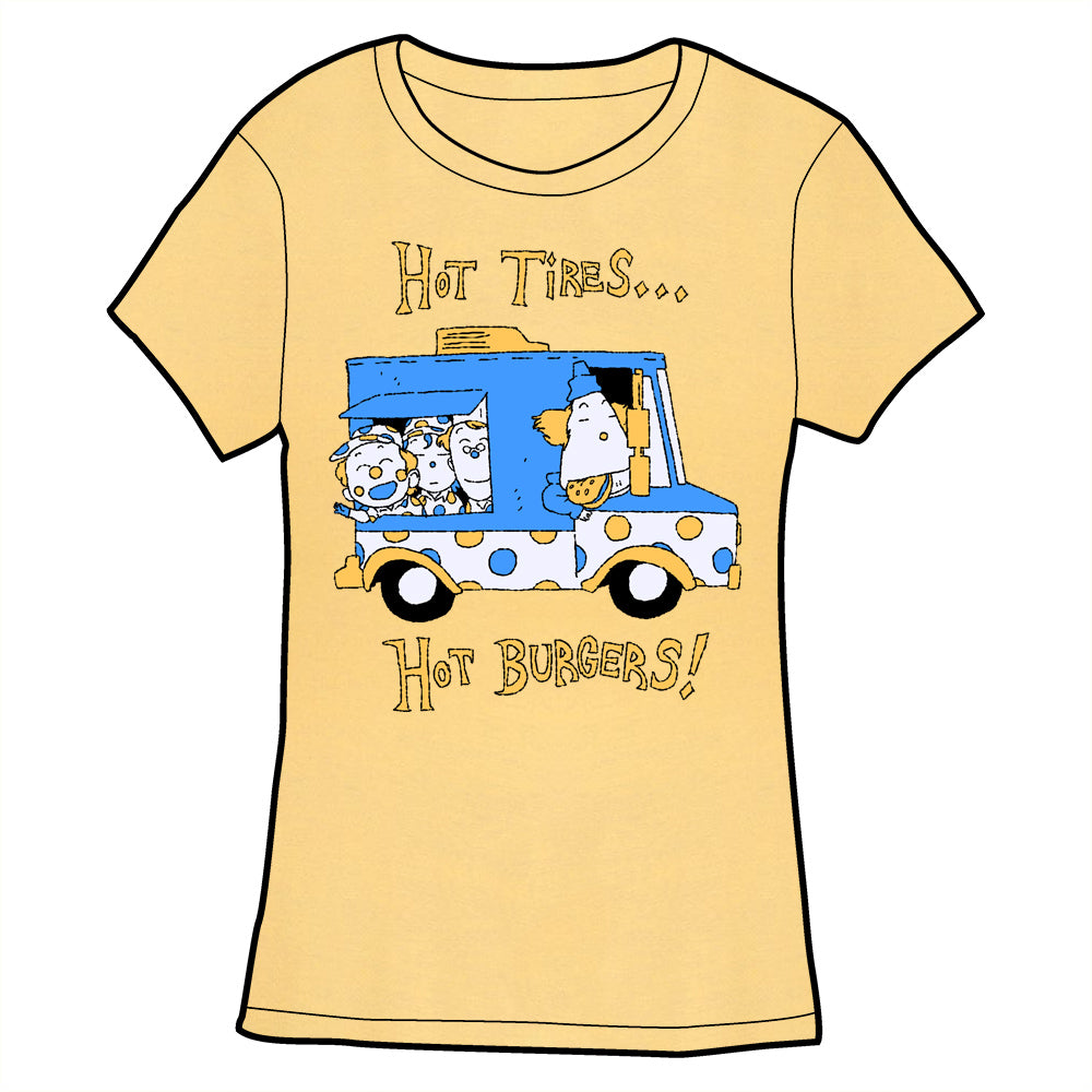 Bigtop Burger Shirt Shirts Worthikids Banana Creme Fitted Small