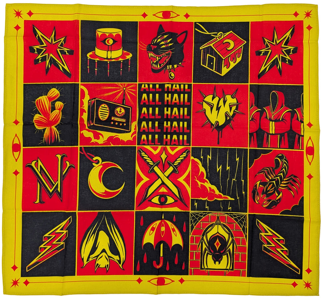 WTNV Checkerboard Bandana Accessories Welcome to Night Vale