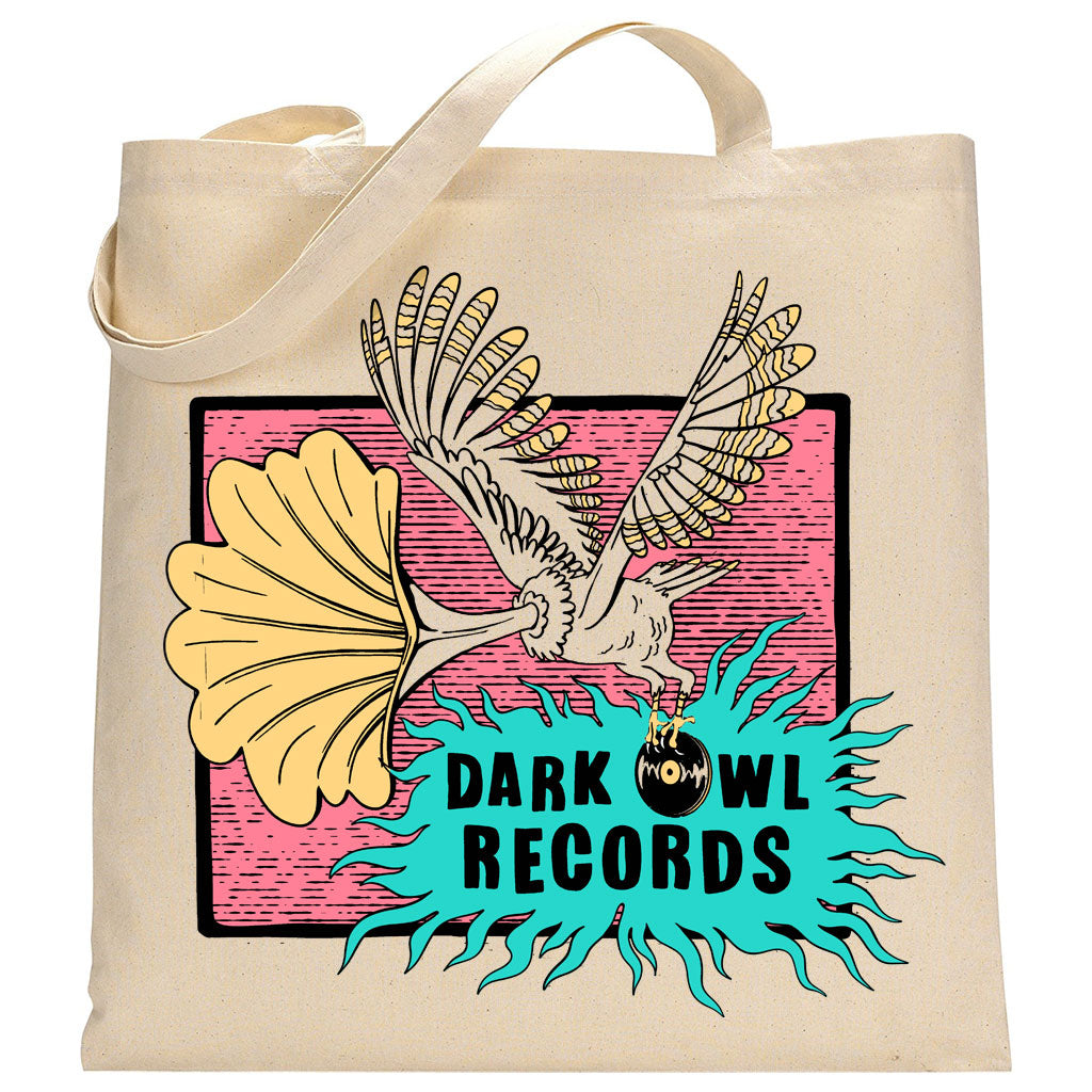 Dark Owl Records Tote Bags Welcome to Night Vale