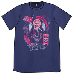 Hello Listeners Shirt Shirts Welcome to Night Vale Cool Blue Unisex Small