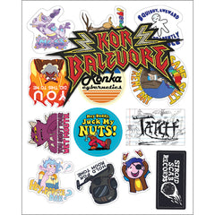 Mission to Zyxx Soundtrack Extras! Stickers Mission to Zyxx Sticker Sheet and Patch!