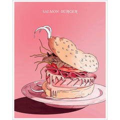 WTNV Episode Prints Art Cyberduds Salmon Burger - 217  