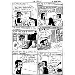 Julia Wertz Comic Prints Art Julia Wertz The Thing - 11x16