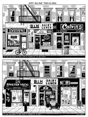 Cityscape Prints Art Julia Wertz B&H Then & Now - 9x12