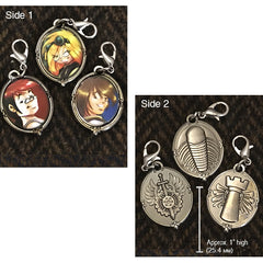Girl Genius Charms Set 03 - Portraits Accessories Girl Genius Silvery