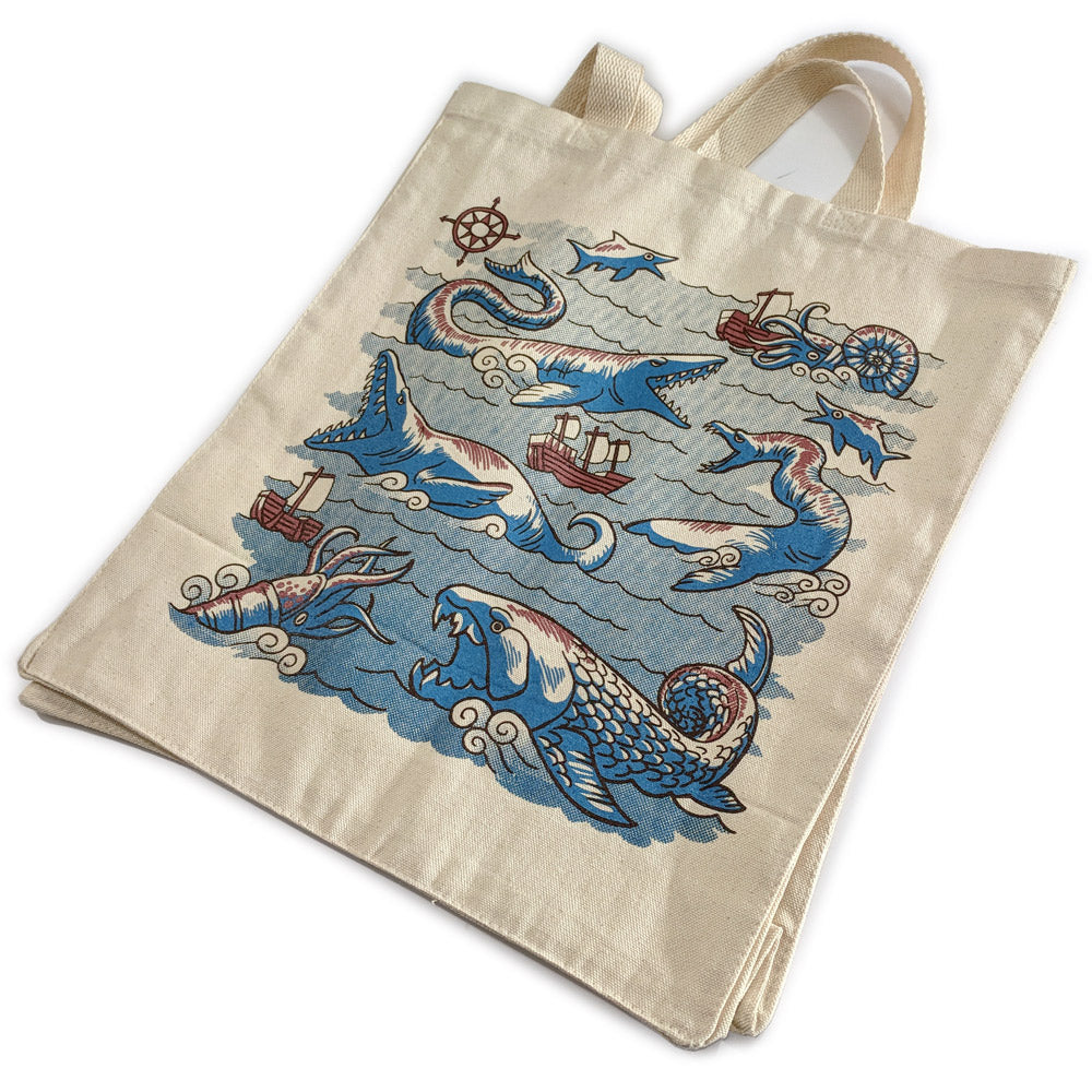 Sea Monsters Tote Bags Abby Howard