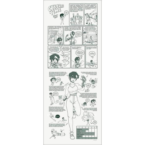 Cyborg Time With Kimiko Ross (12x30) Art Dresden Codak