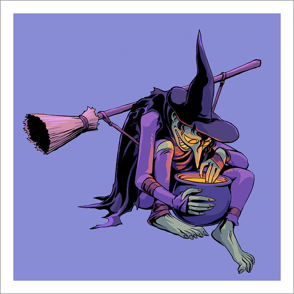 Witch Print Art Evan Dahm
