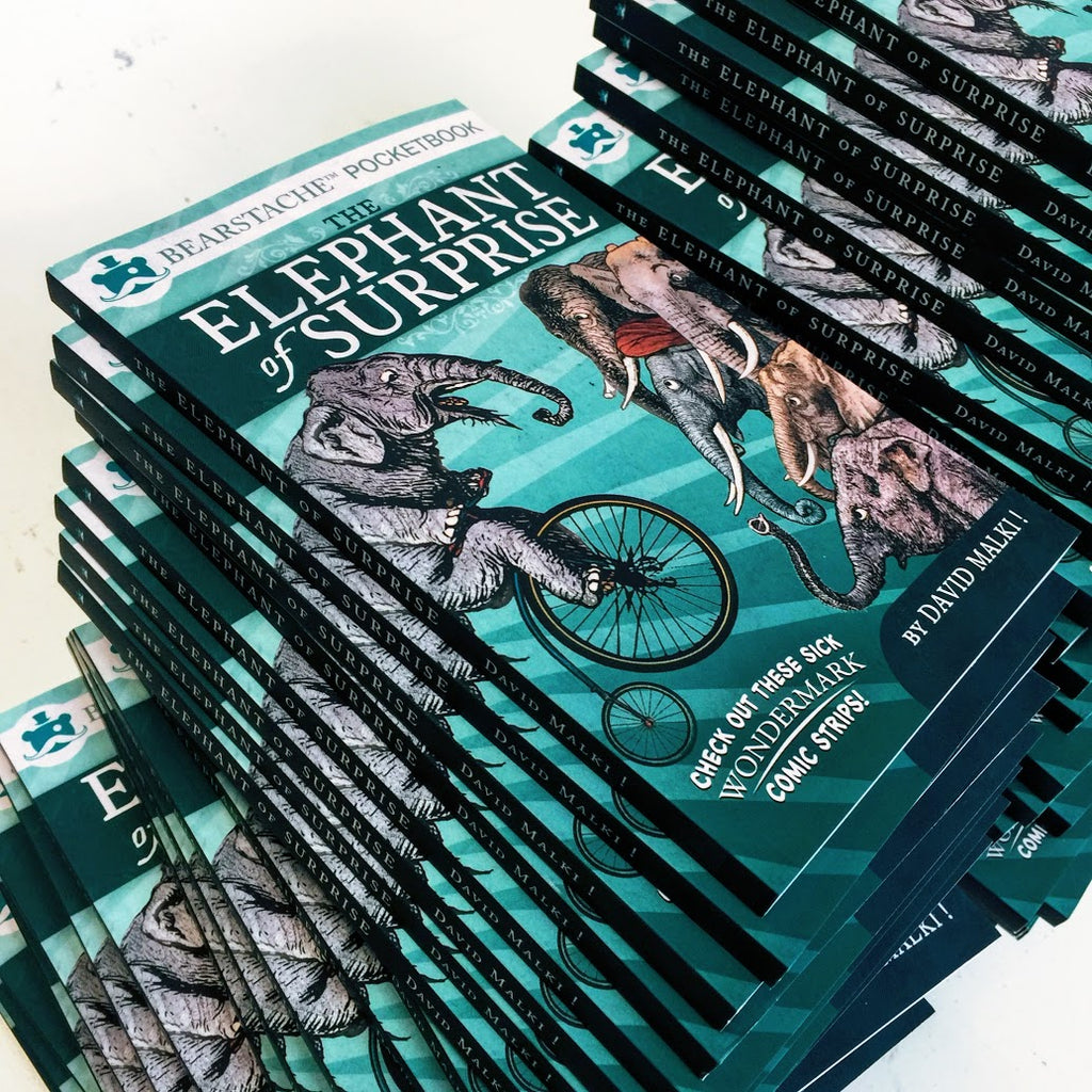 The Elephant of Surprise Books Wondermark